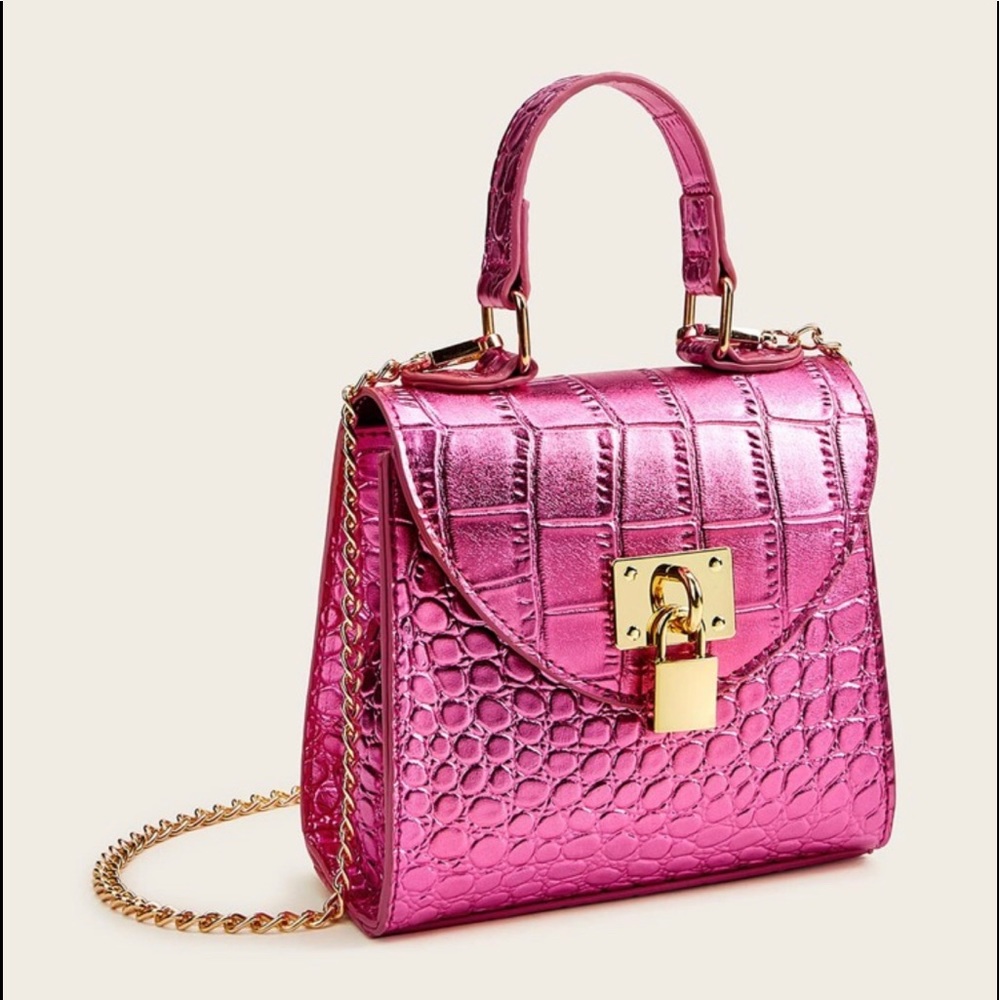 Power Puff Women Satchel Bag (HOT PINK)